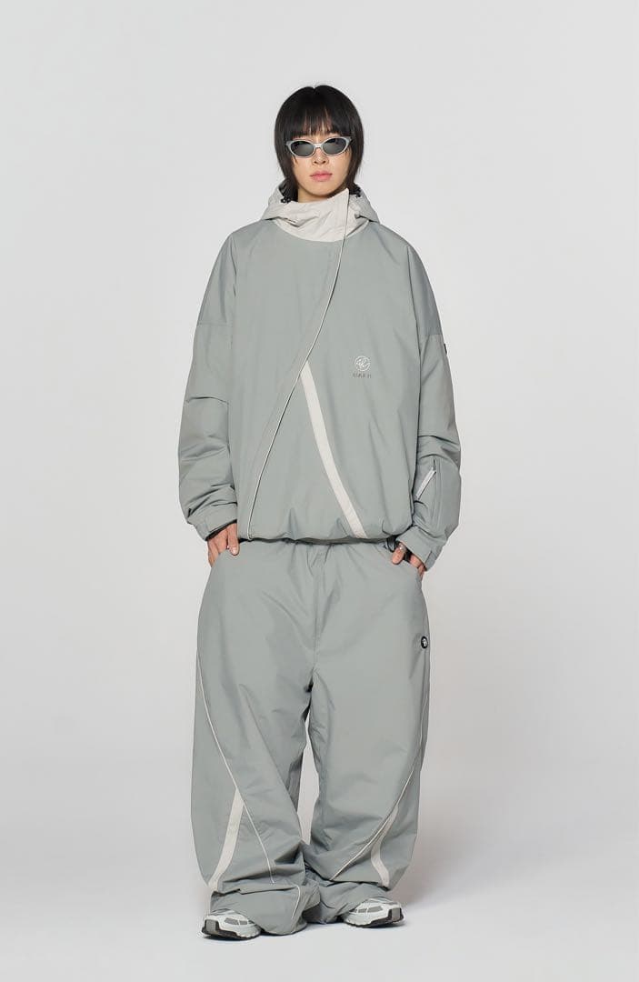スノーボード GAFH FH Curved Line Pants (Neutral Grey)