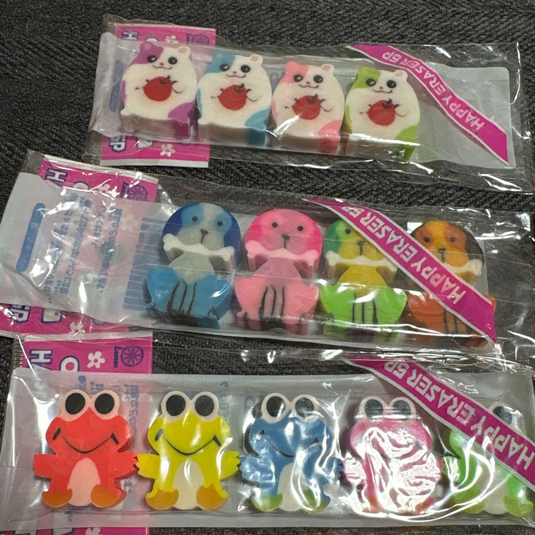 【再々値下げ！！！】　超激レア　昭和　平成　レトロ　希少　消しゴムセット　44個