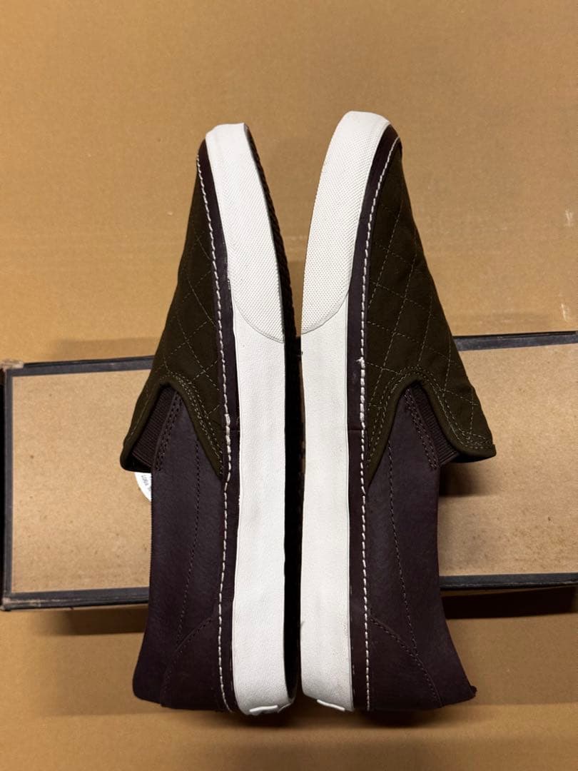 29cm Vans × Barbour Classic Slip On バブアー