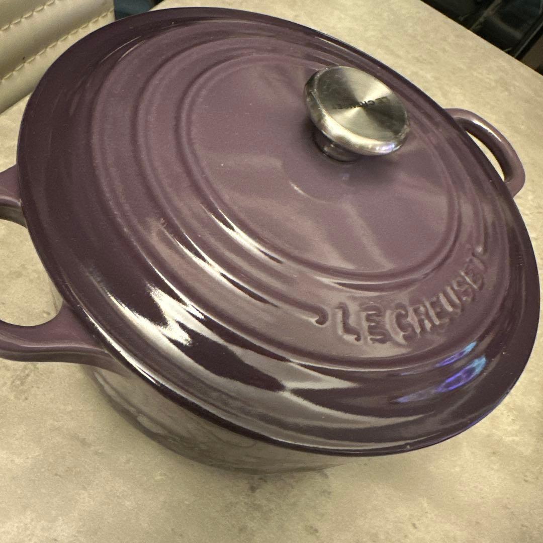 Le Creuset パープル 両手鍋 20cm