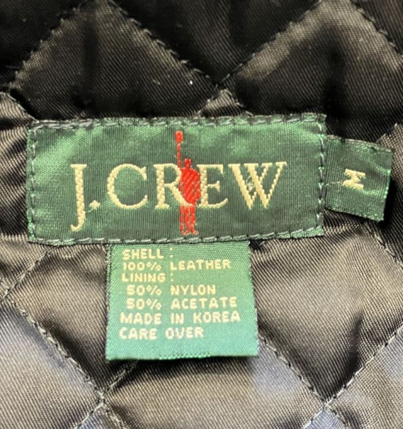 a*o様 J.Crew 巨人タグ　 シングルライダースジャケット