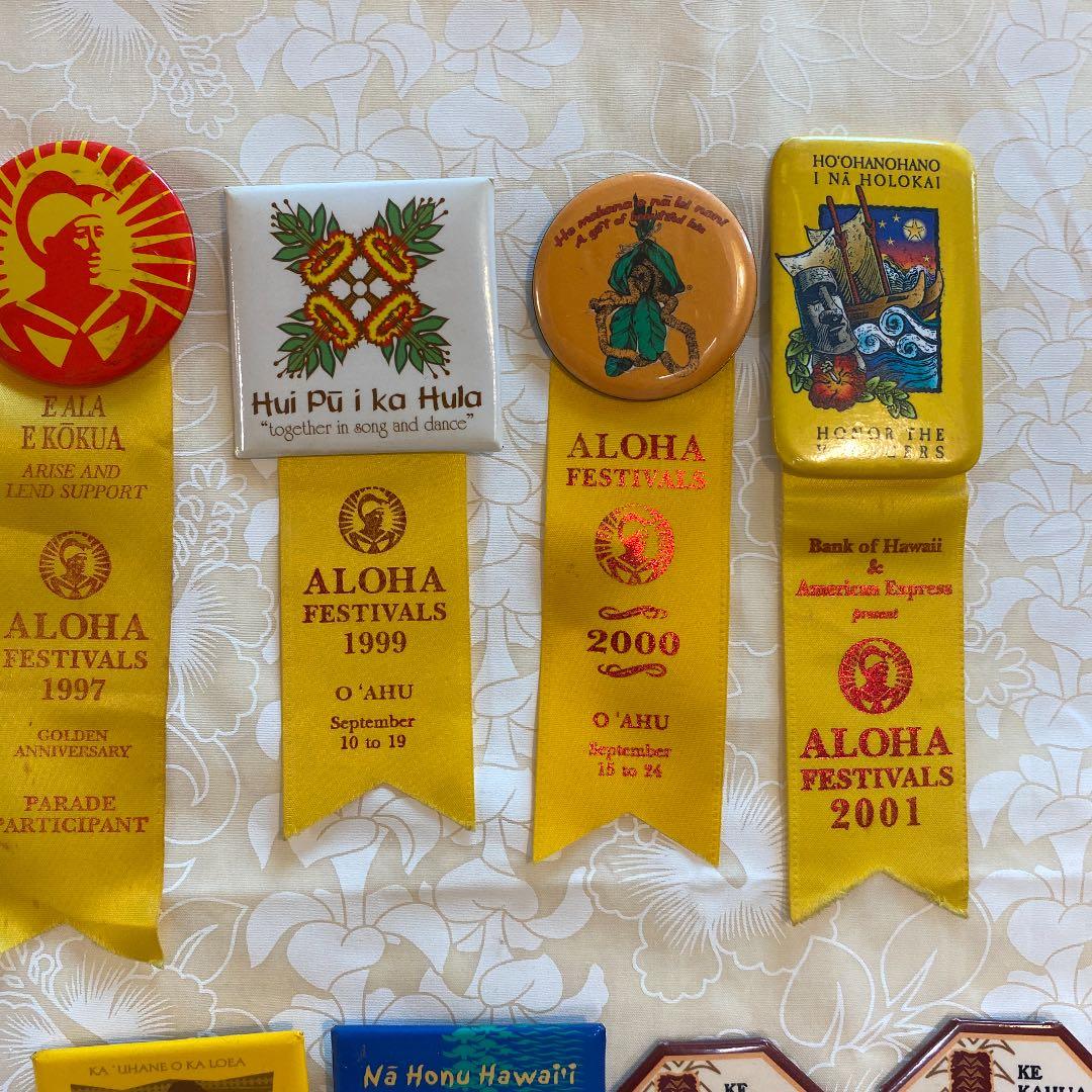 Aloha Festivals 記念リボンバッチ　アロハフェスティバル