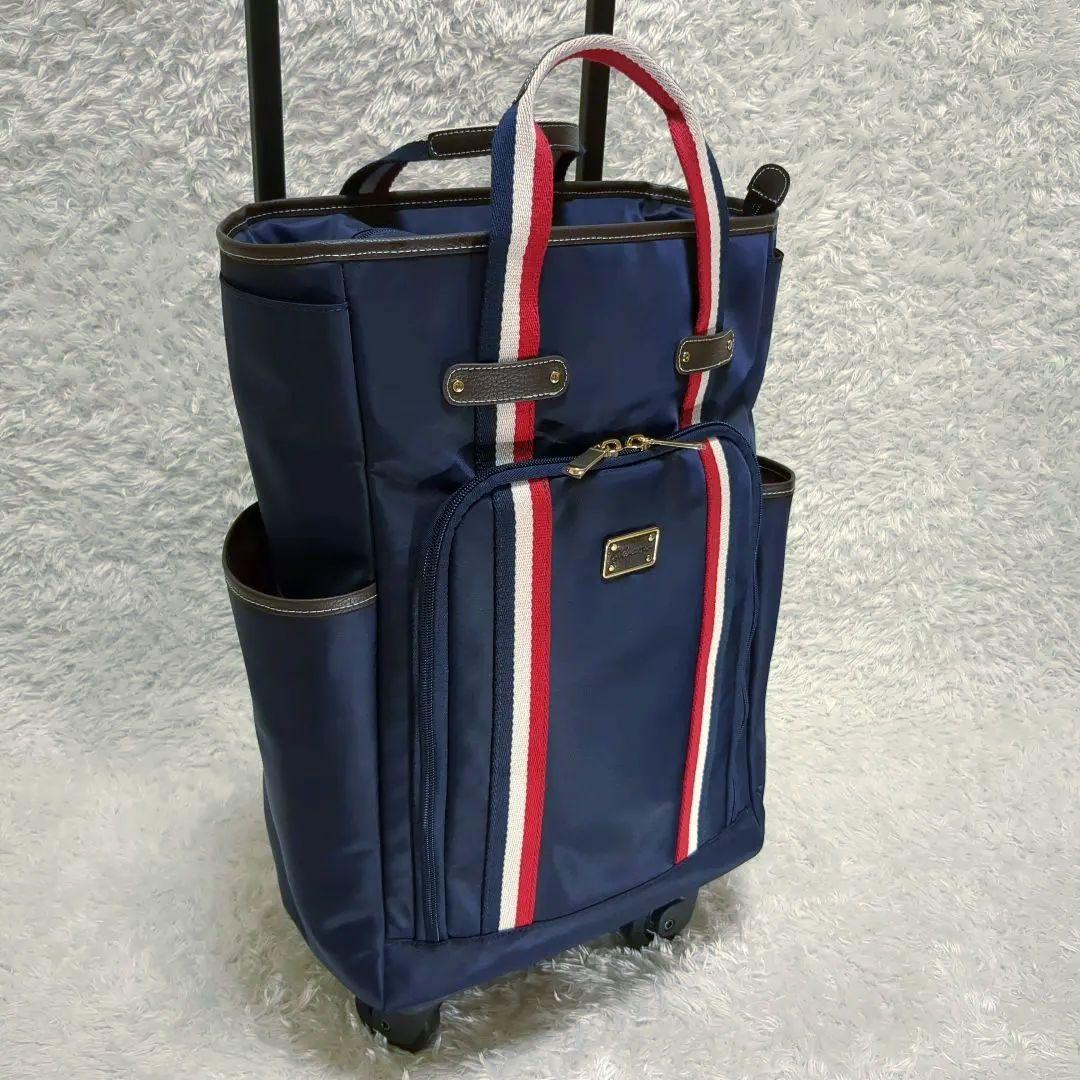 新品 SWANY スワニー トートキャリーバッグ トリコロール 4輪ストッパー