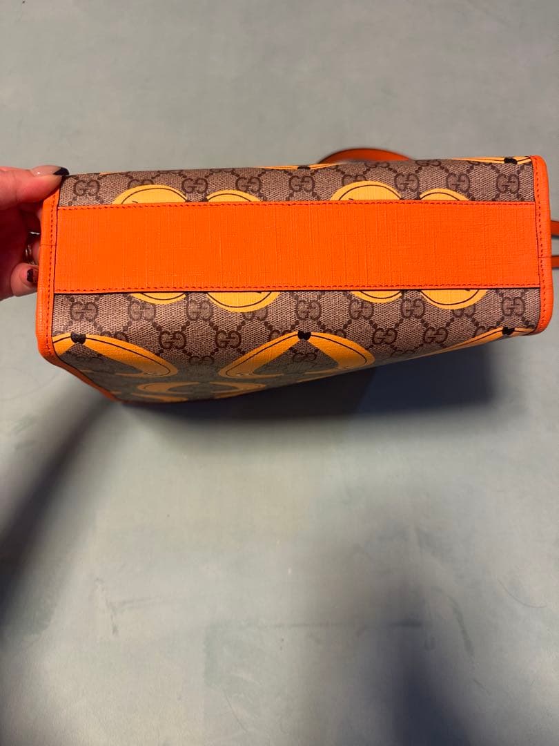 グッチ チルドレンズ GGスプリーム バナナ バッグ トート GUCCI