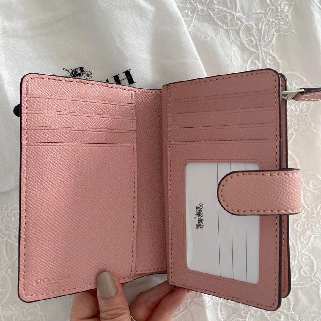 （専用出品）　COACH　コーチ　二つ折り　財布 保存袋付き
