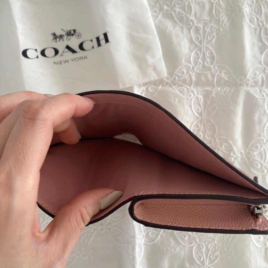 （専用出品）　COACH　コーチ　二つ折り　財布 保存袋付き