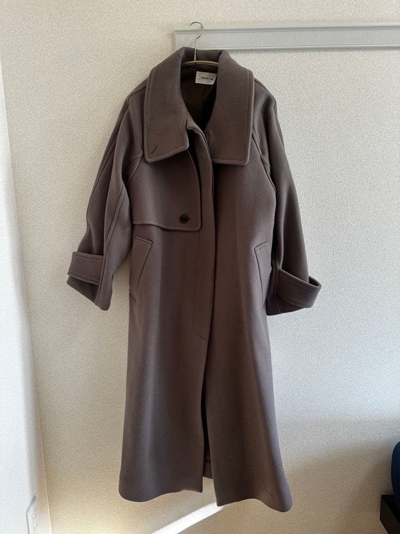 FRAY I.D ウールリバーバルマカンコート