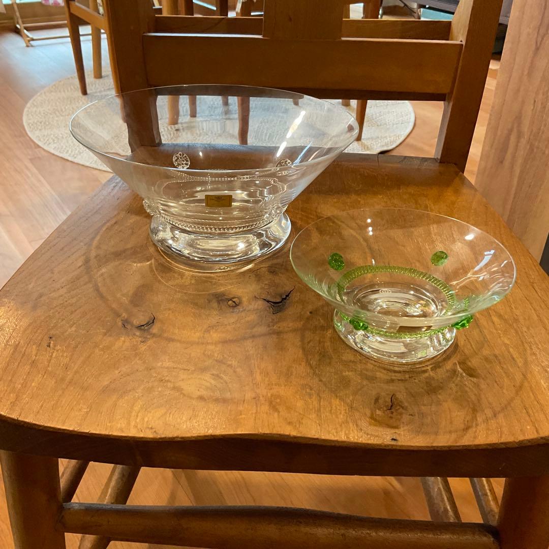 【テレジアンタール】ドイツ クリスタル ペアボウル バッカス未使用