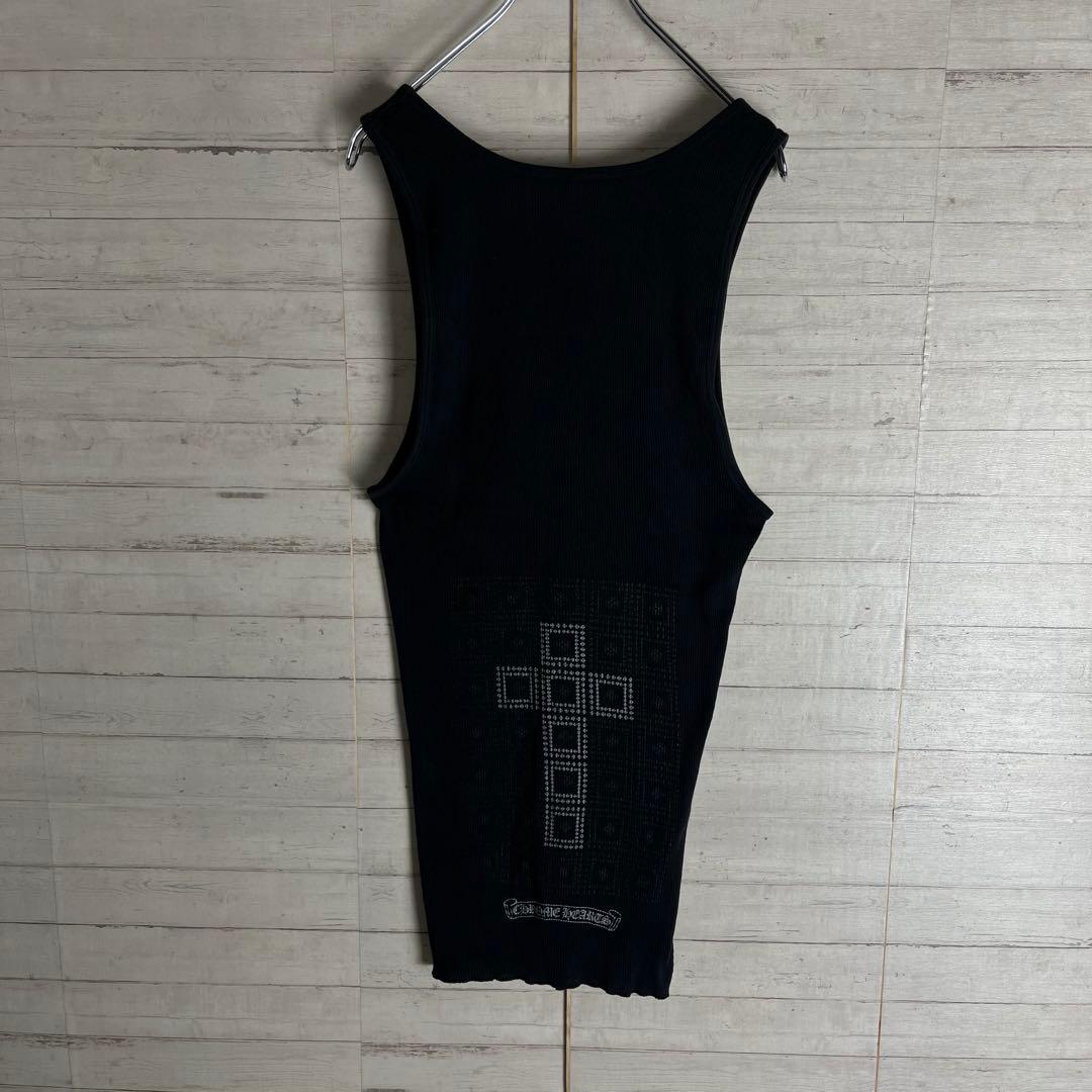 【最高デザイン】 クロムハーツ クロス ロゴ入り 希少サイズ XL タンクトップ
