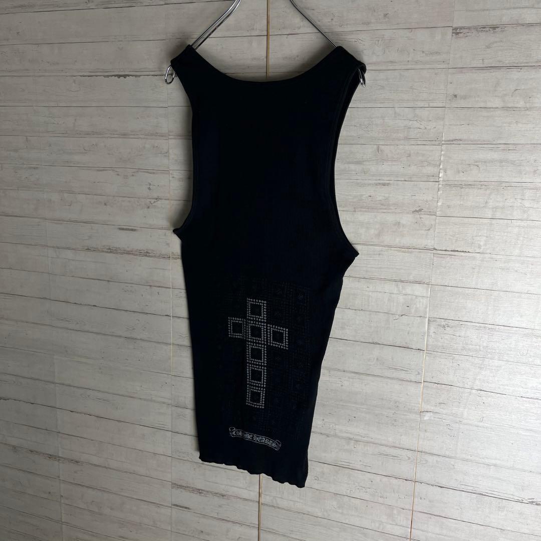 【最高デザイン】 クロムハーツ クロス ロゴ入り 希少サイズ XL タンクトップ