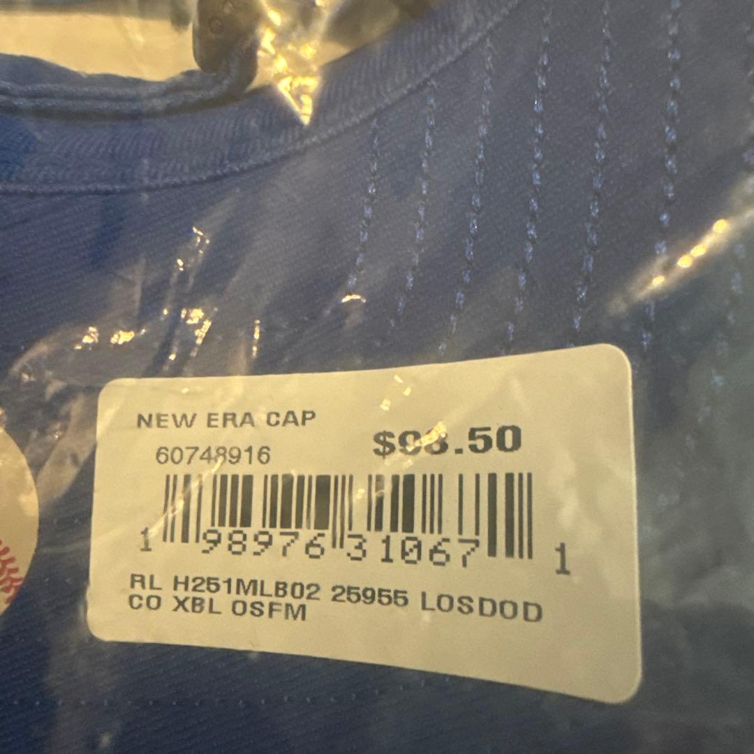 【新品未使用】NEWERAポロ ラルフローレンコラボ ドジャース ブルー