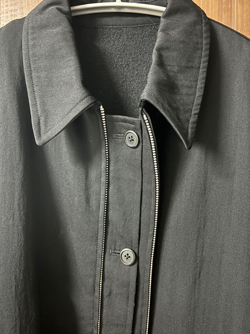 Y 's for men ブラック ステンカラーコート
