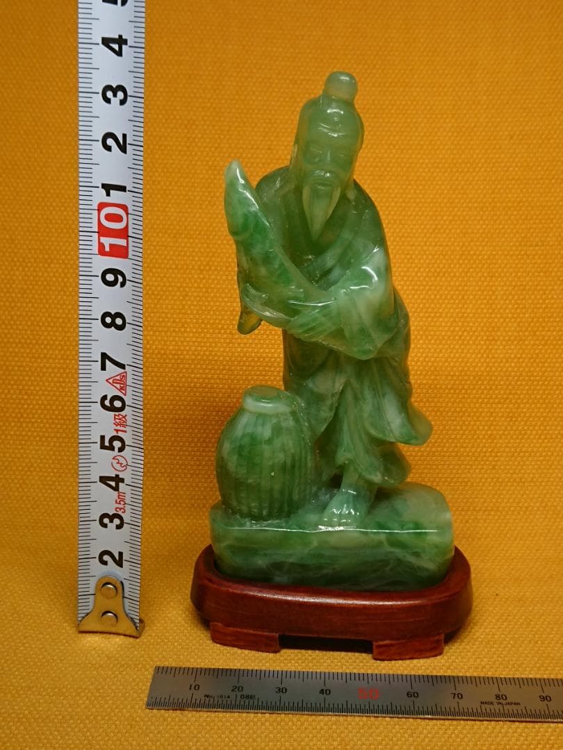 人形　仙人　彫刻　彫像　オブジェ　置物　インテリア　工芸品　美術品　A1404
