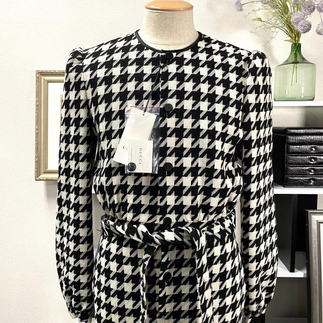 新品 GUCCI 19AW 千鳥格子 オールインワン 46