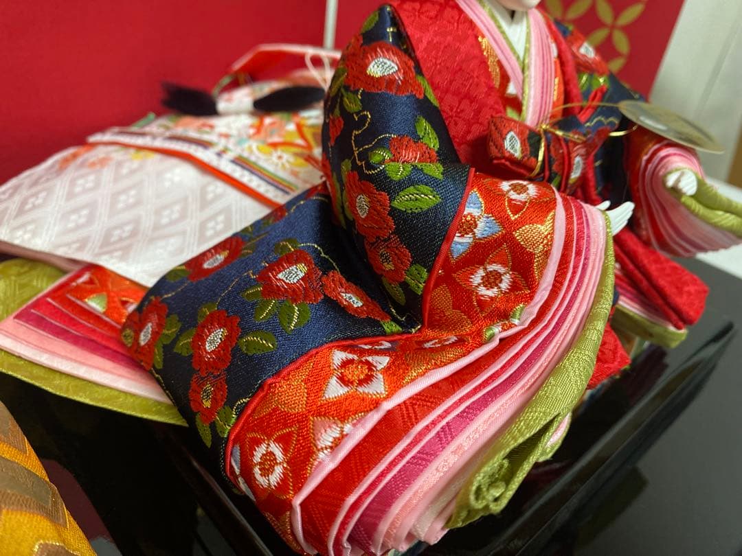 東京久月監修　雛人形　親王飾り・伝統工芸士　二世　光匠作・作家者・名前プレート付