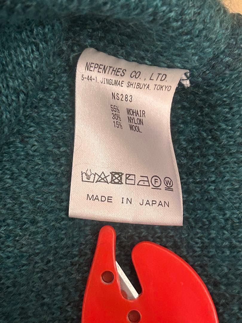 Needles ニードルス　Zipped Mohair Cardigan モヘア
