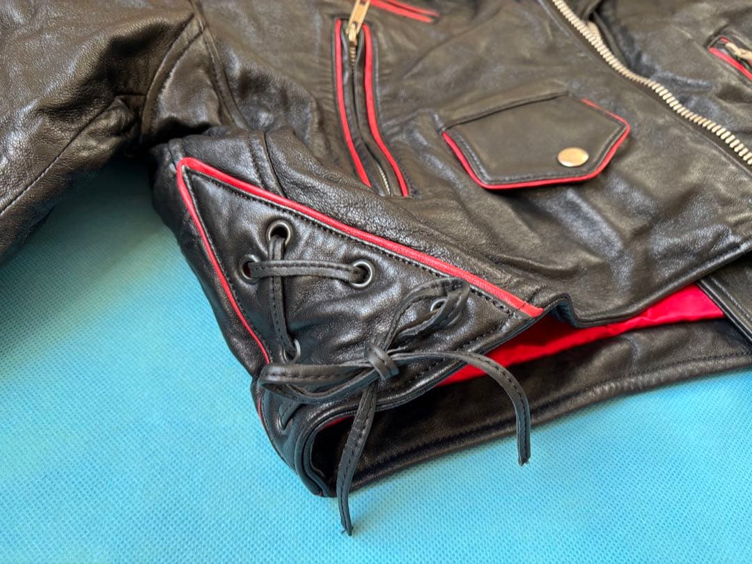 【希少】Betty Boopベティ・ブープ レザーライダースジャケット新品 L