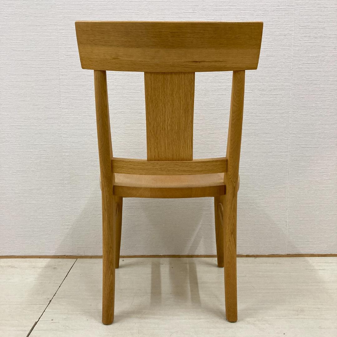 【柏木工】ナラ無垢材　ダイニングチェア 椅子　楢材