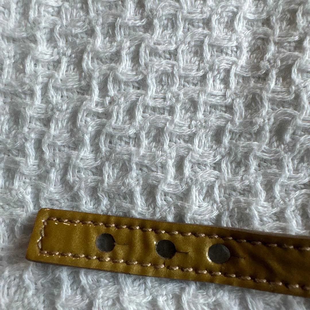 ☆ブルガリ☆ベージュ レザー ブレスレット