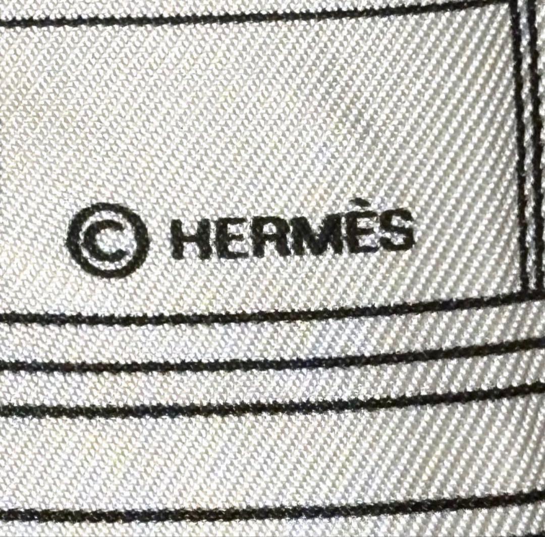 HERMES/エルメス カレ45 図書館 シルク スカーフ c_148