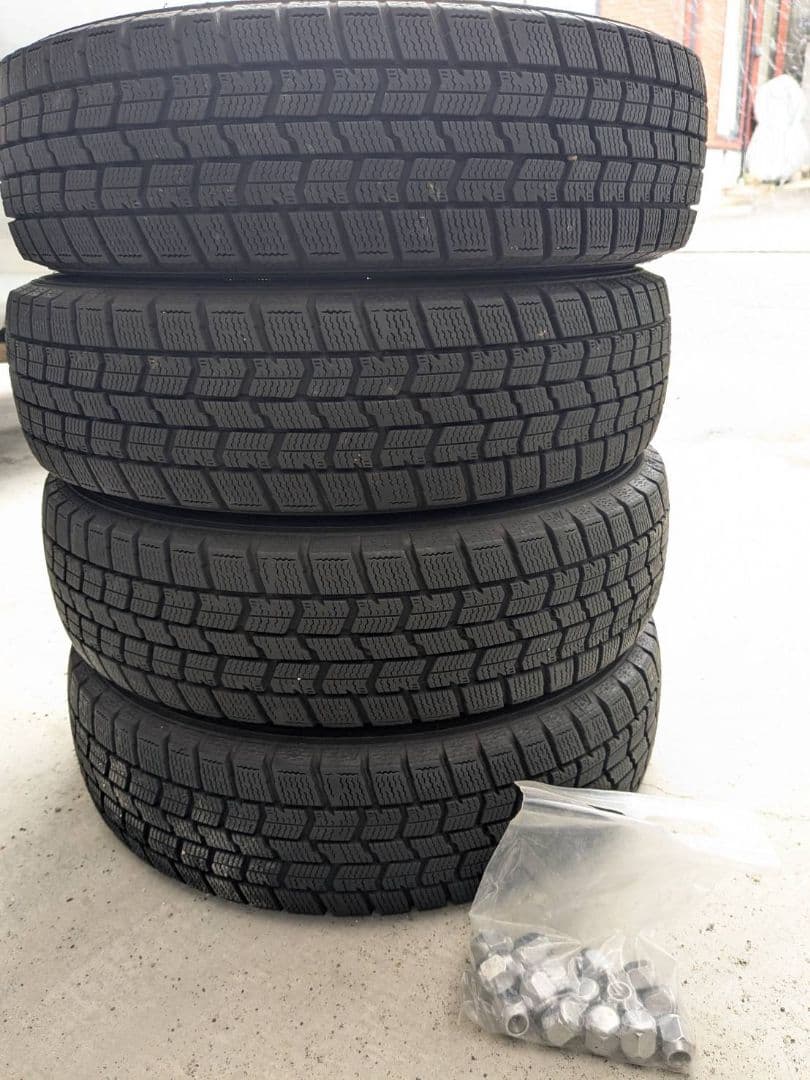 D.O.Sホイール付　155/65r14 グットイヤー‘スタッドレスタイヤ　4本