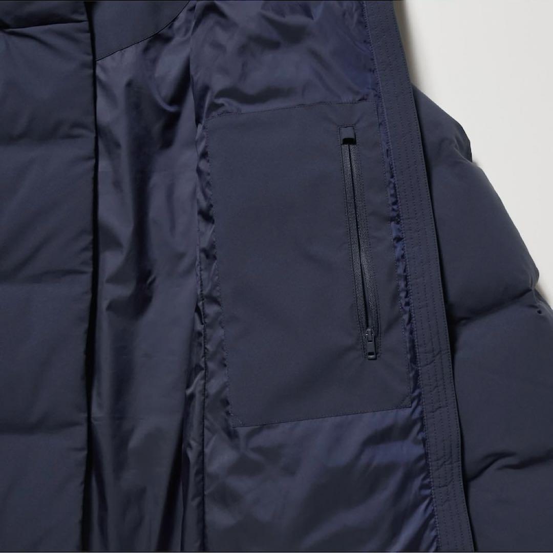 UNIQLO ユニクロ シームレスダウンロングコート ブラック レディース XL