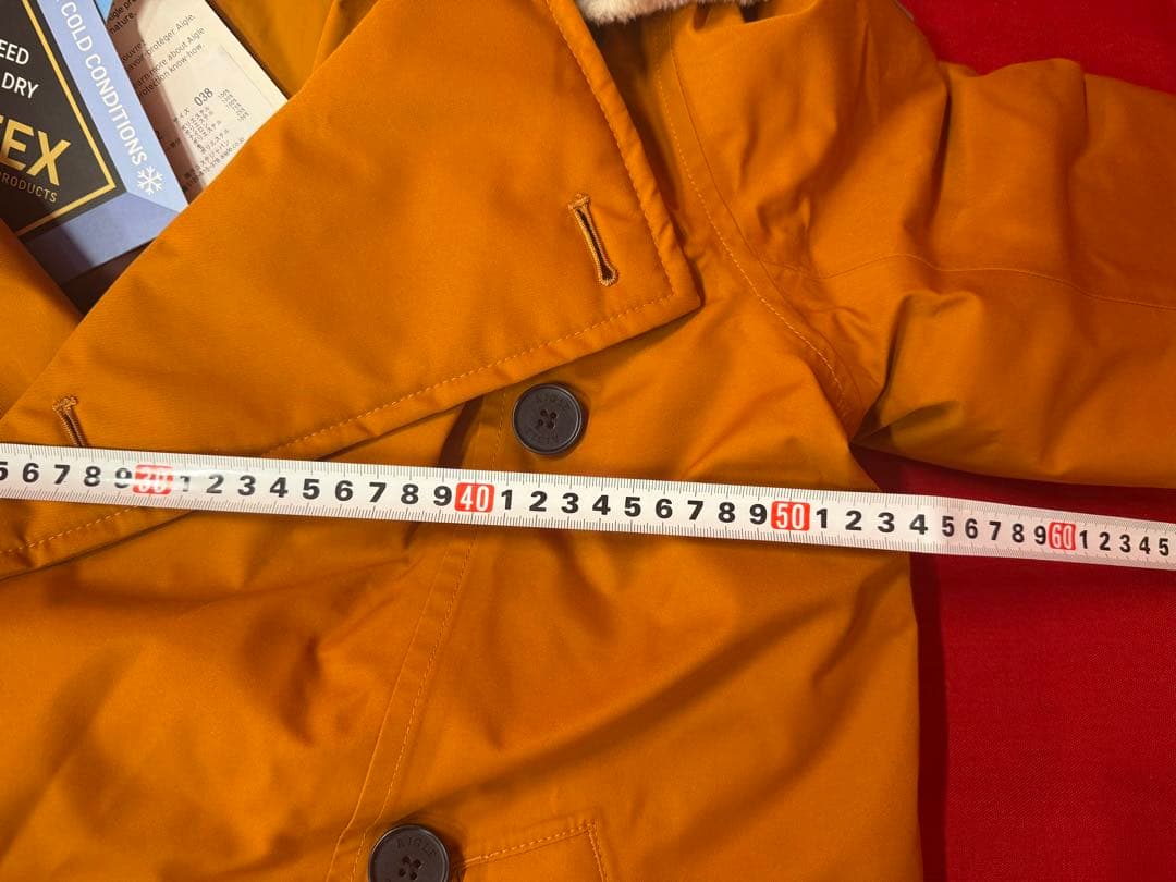 AIGLE エーグル ダウンコート GORE-TEX タグ付き未使用 ファー付