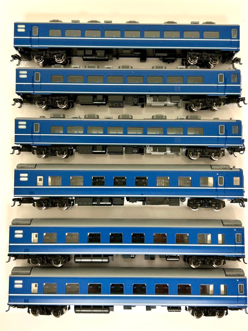 鉄道模型　14系500 客車　ブルートレイン　6両