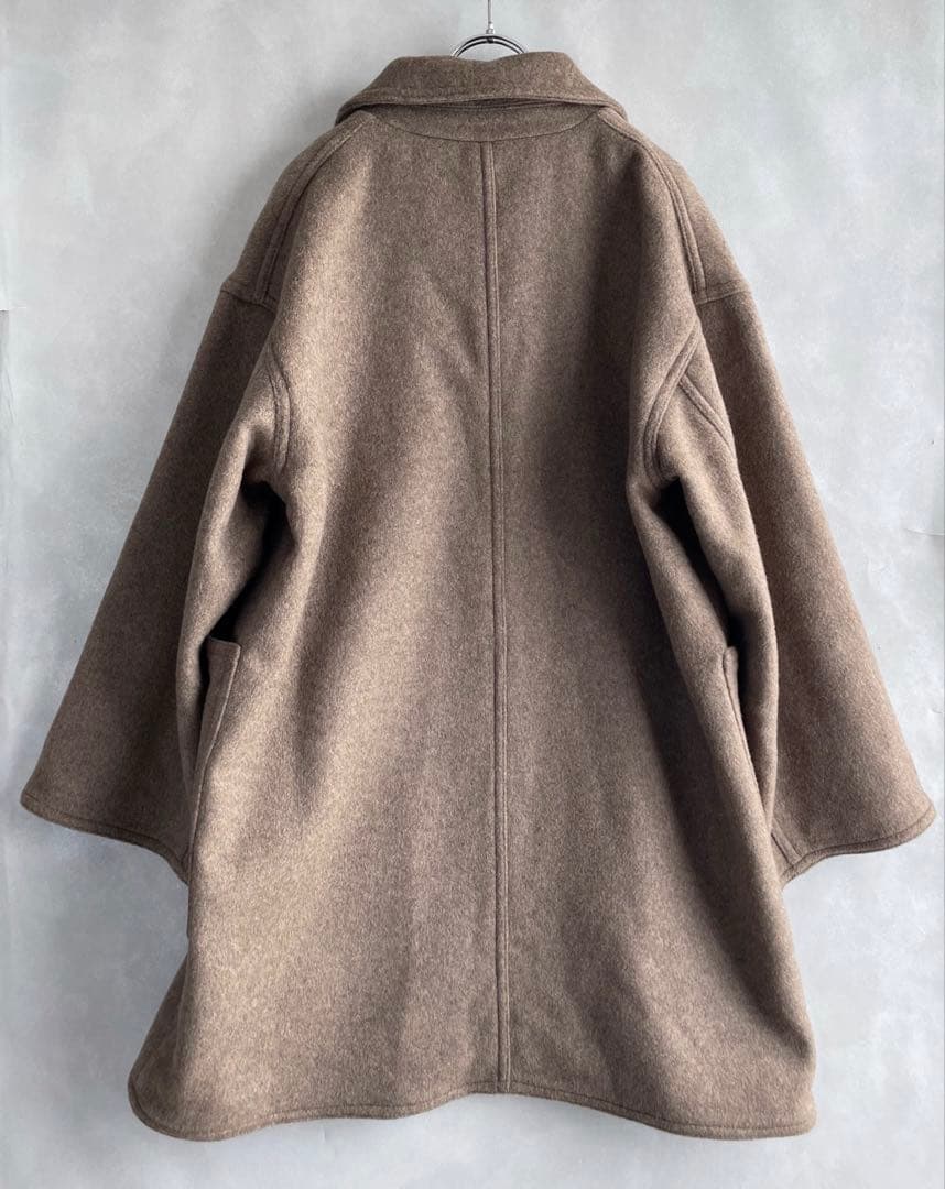 美品✨24AW ロンドントラディッション ケープ風ダッフルコート ブラウン 34