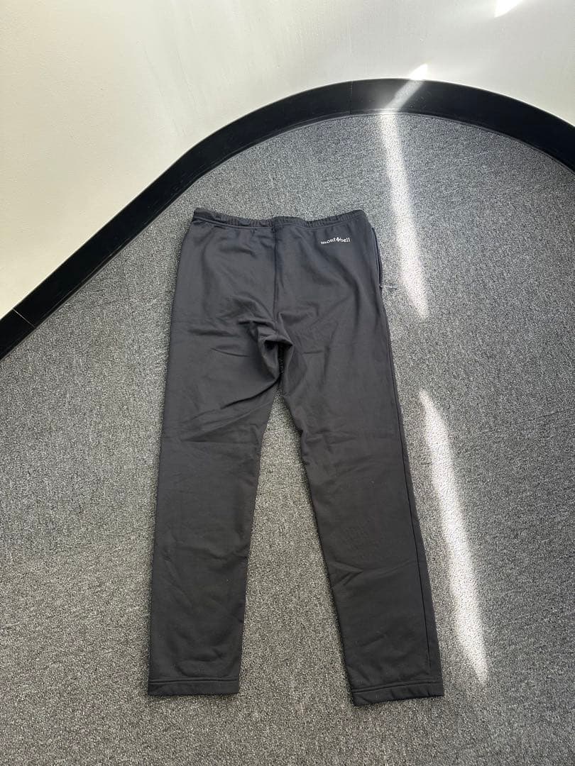 mont-bell モンベル 裏起毛ジャージ上下セット 黒