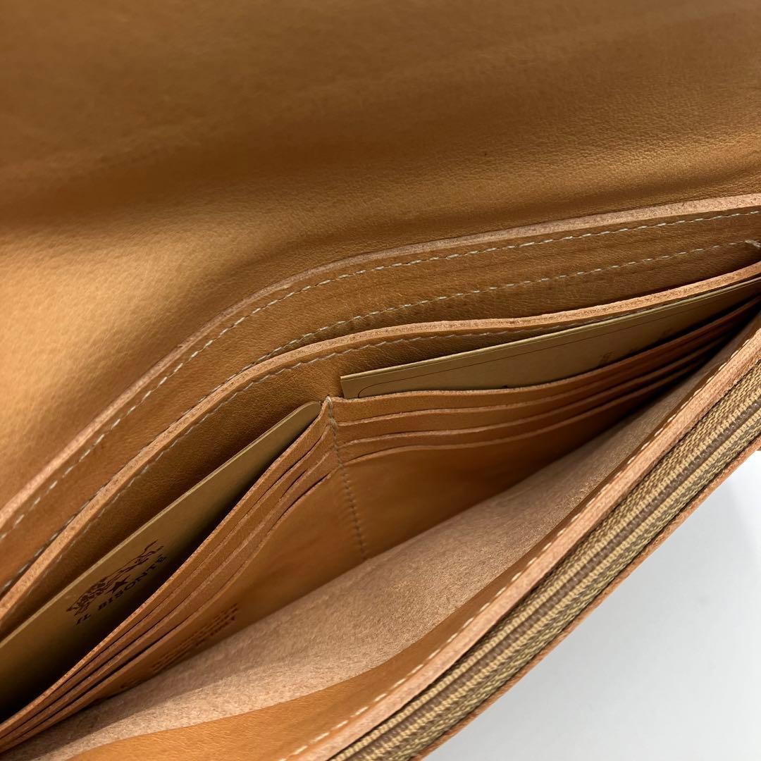 訳あり新品　IL BISONTE イル ビゾンテ 長財布　メンズ　レディース