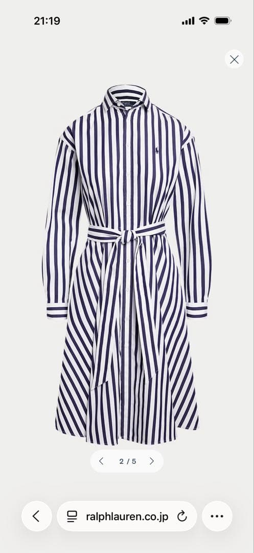 【みわさま用】Ralph Lauren ストライプ シャツワンピース