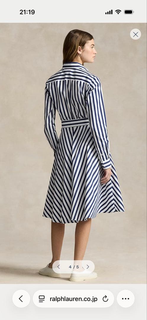 【みわさま用】Ralph Lauren ストライプ シャツワンピース
