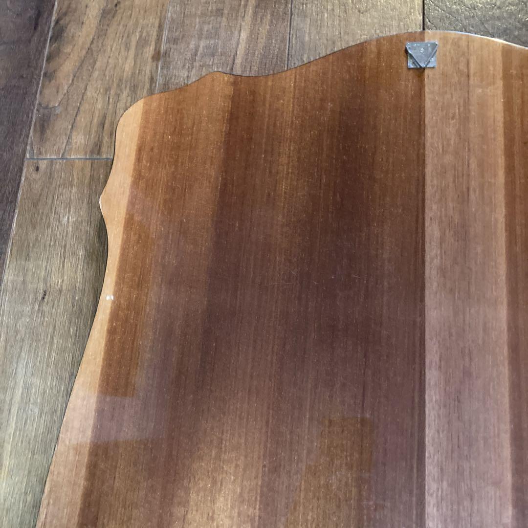 ヨーロッパアンティーク　壁掛鏡　大型　イタリア製　オーバル型　ヴィンテージ