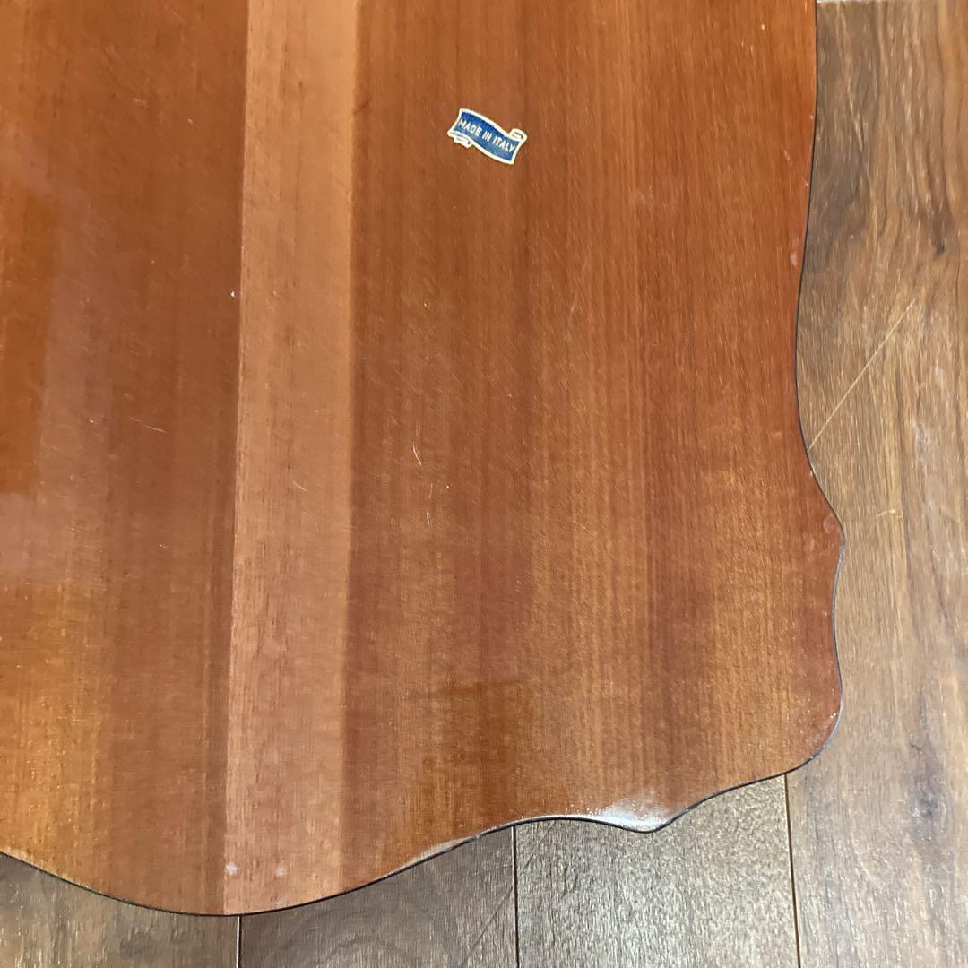 ヨーロッパアンティーク　壁掛鏡　大型　イタリア製　オーバル型　ヴィンテージ