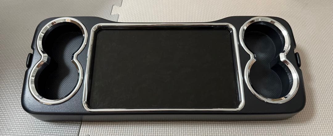 トヨタ純正 30アルファード 2列目サイドテーブル セカンドシート 黒木目調