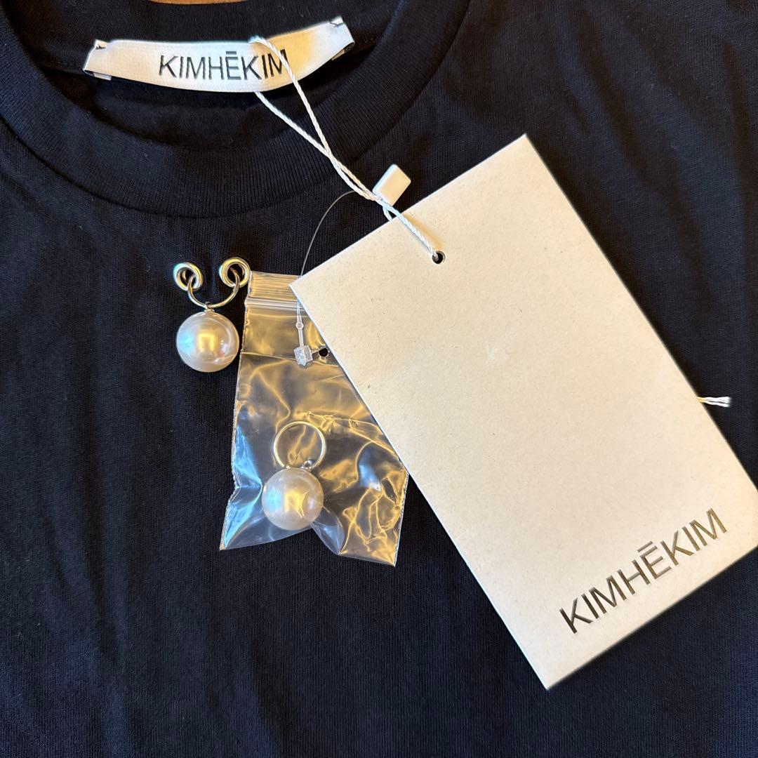 KIMHEKIM ブラック 半袖Tシャツ　新品