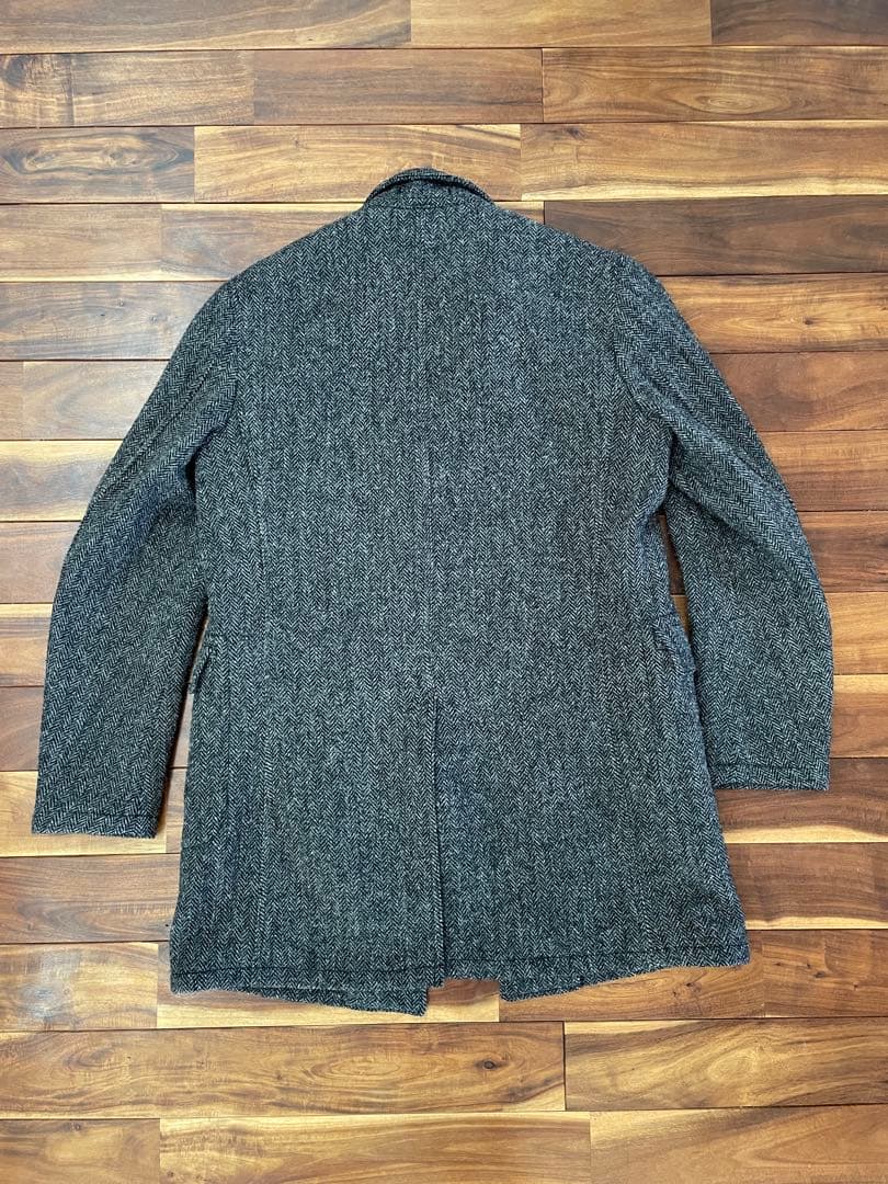 【Harris Tweed】STONEWOLD ステンカラーコート ヘリンボーン