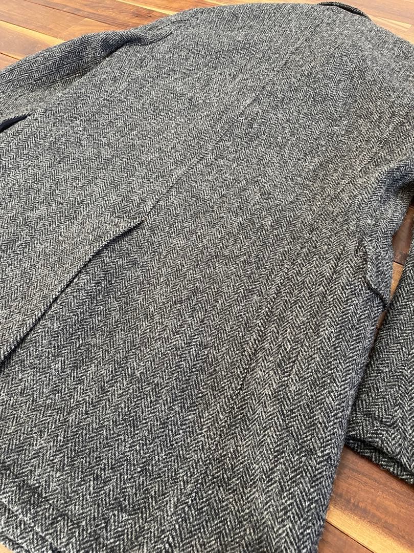 【Harris Tweed】STONEWOLD ステンカラーコート ヘリンボーン