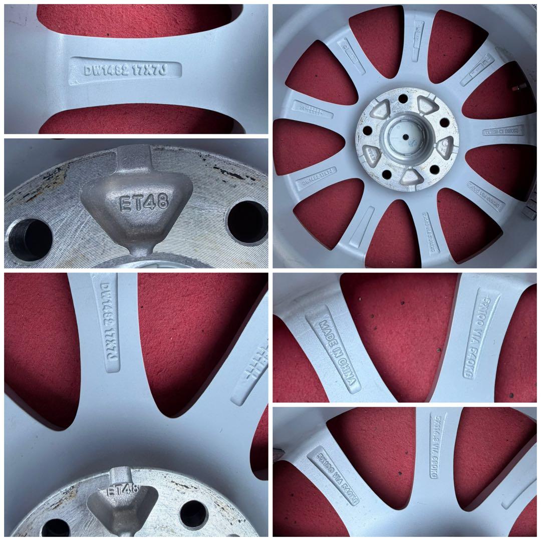 送料込215/60R17DUNLOPウィンターマックスSJ8アルミホイール 5穴