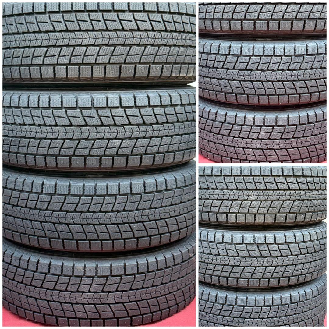 送料込215/60R17DUNLOPウィンターマックスSJ8アルミホイール 5穴