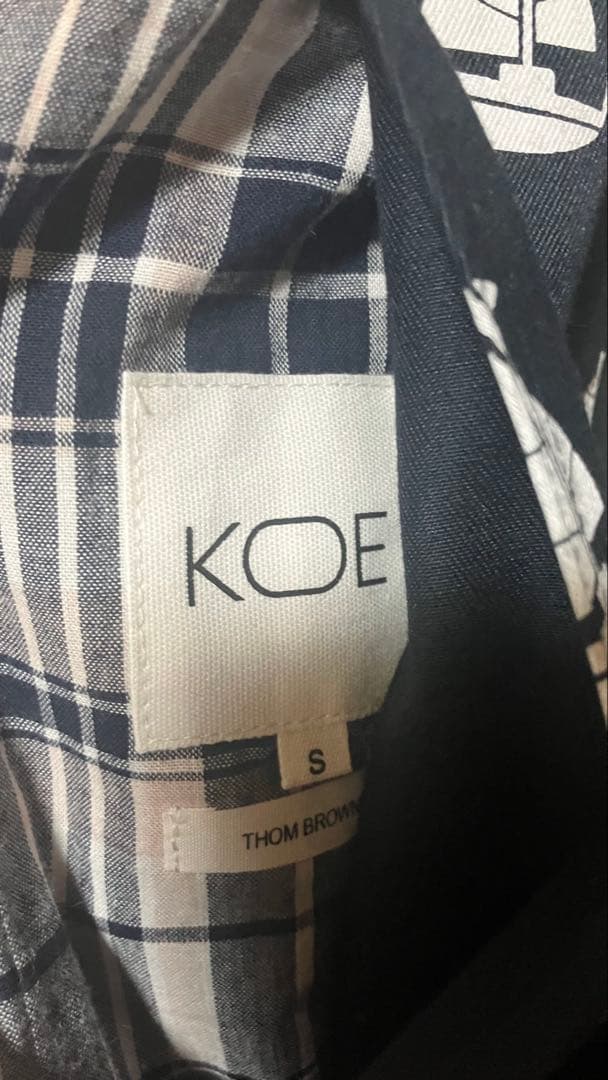 SALE‼️THOM BROWNE ×KOE トレンチコート S 完売品