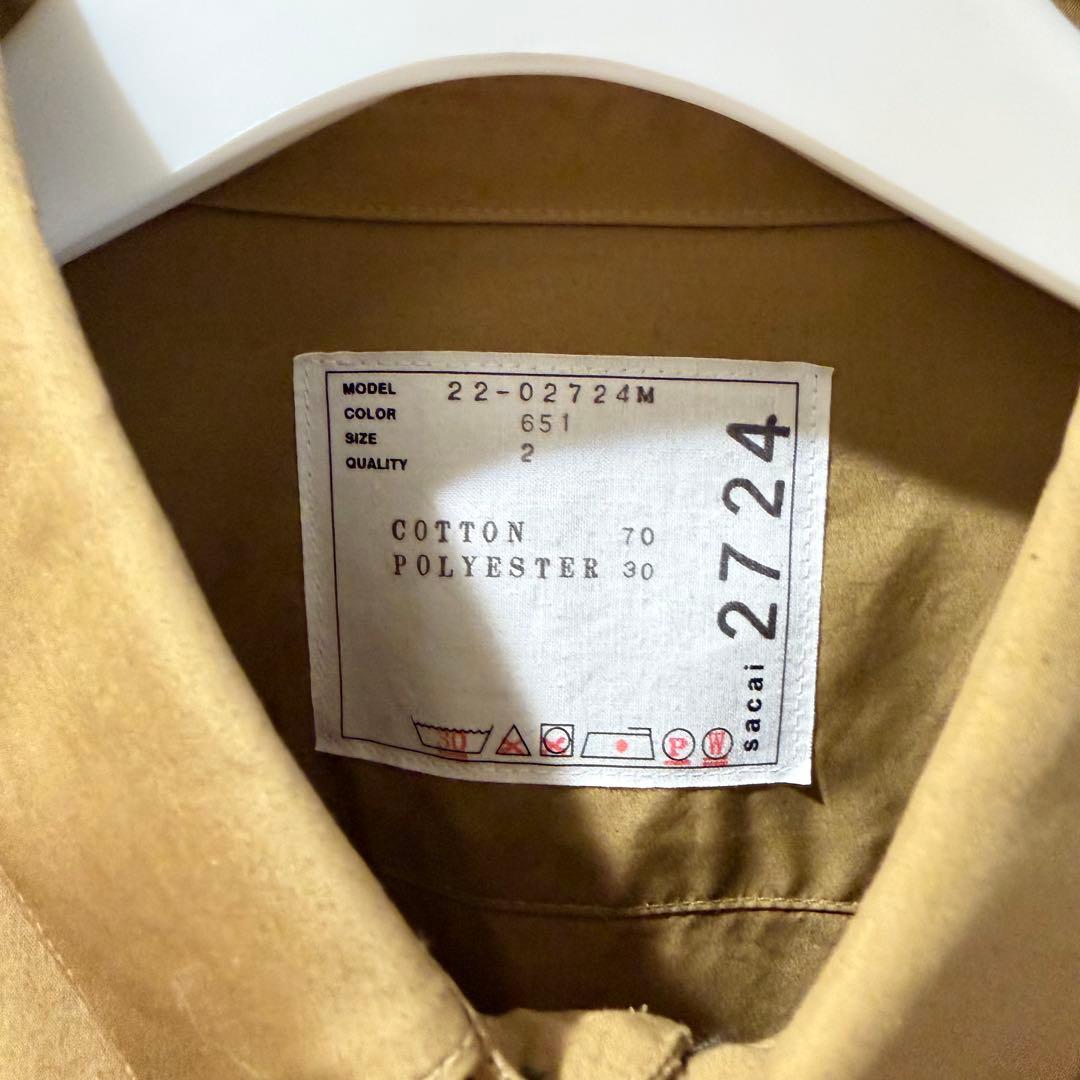 L*k様 Sacai Cotton Weather Shirt シャツ ブルゾン