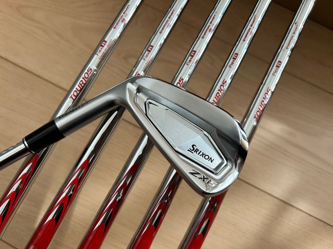 ほぼ未使用 特注シャフトSRIXON ZXi5 アイアンセット 6本 レフティ