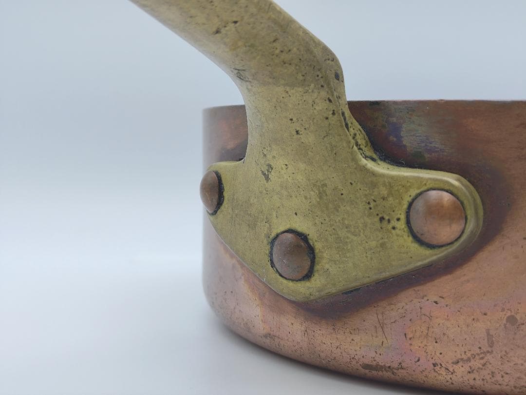 フランスSIN社　銅製片手鍋　18cm