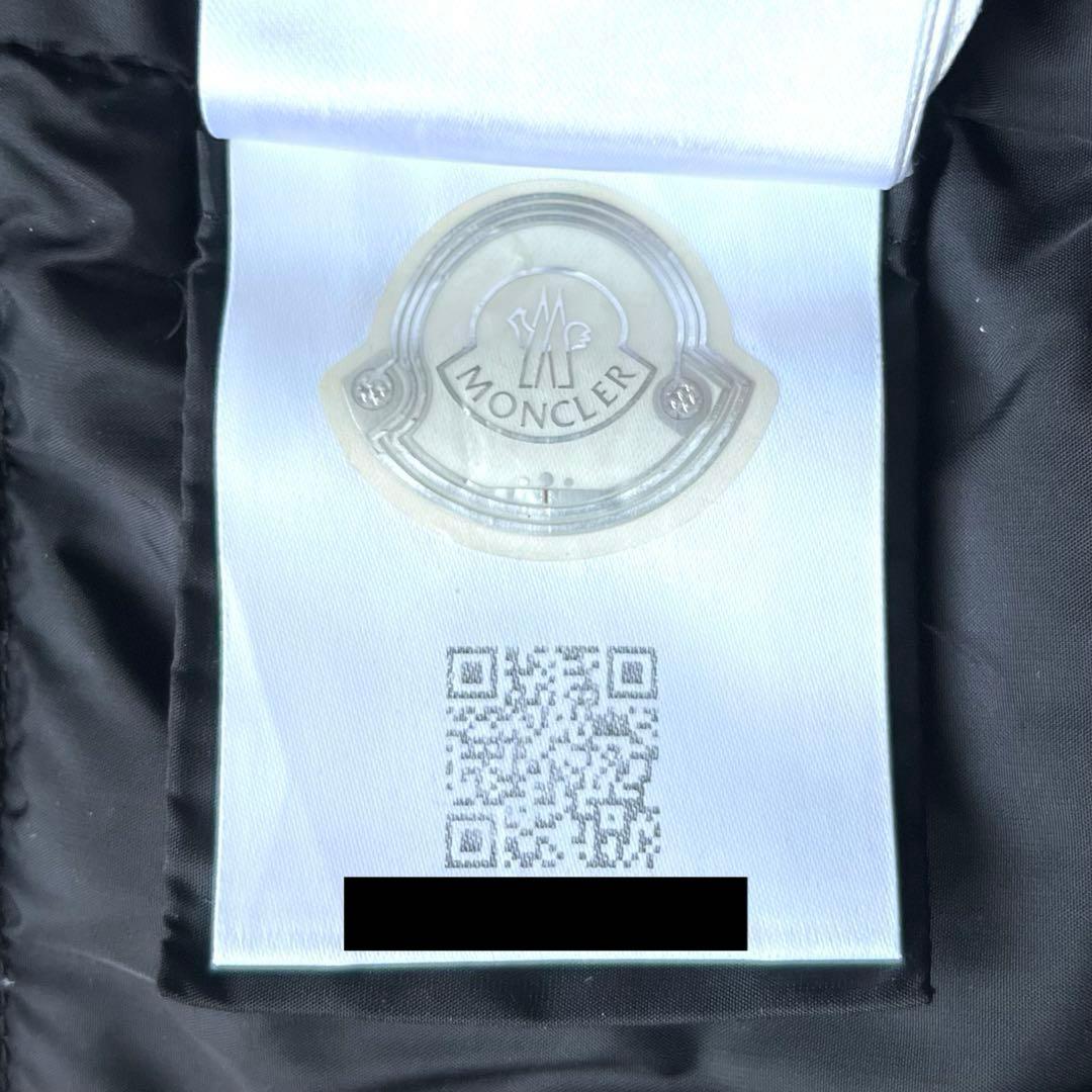 中古良品 モンクレール 00 ヴィバーナム QRコード鑑定済 ブラック ネセア