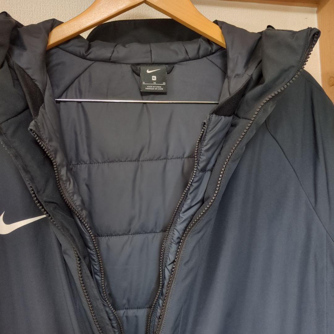 【美品】Nike ブラック黒 セミロングベンチコートXL