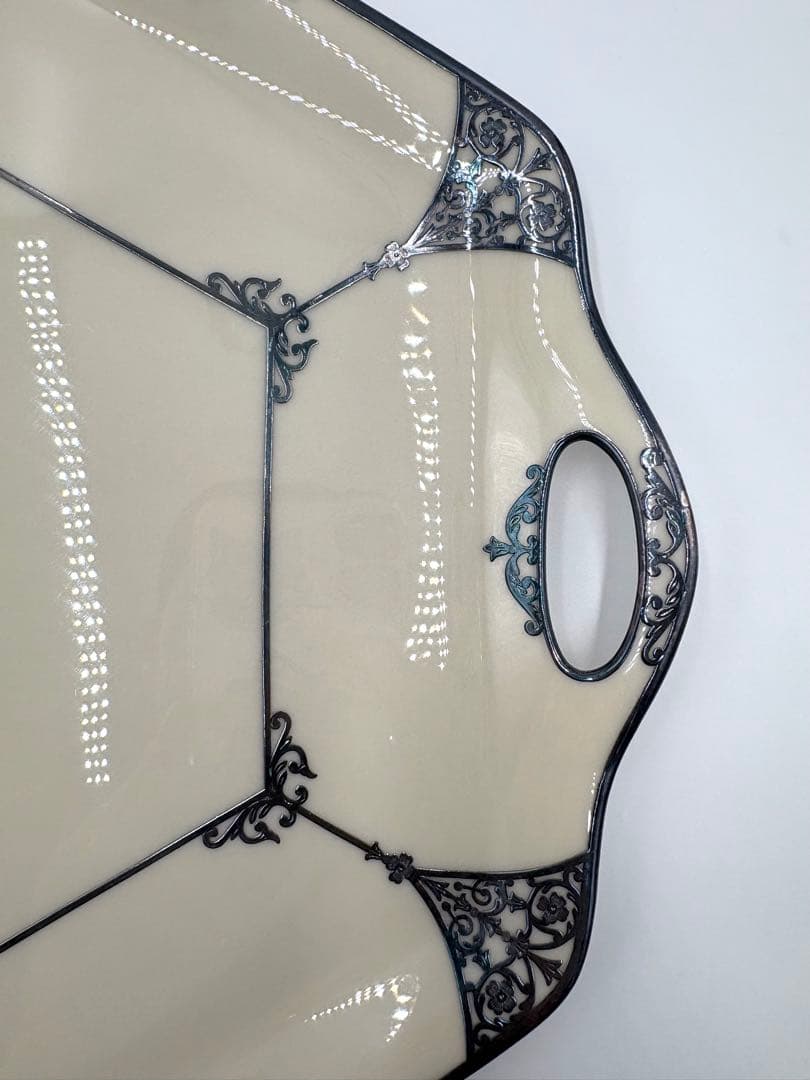 レノックス　特別限定作品スターリングシルバー銀彩100周年記念コレクショントレイ