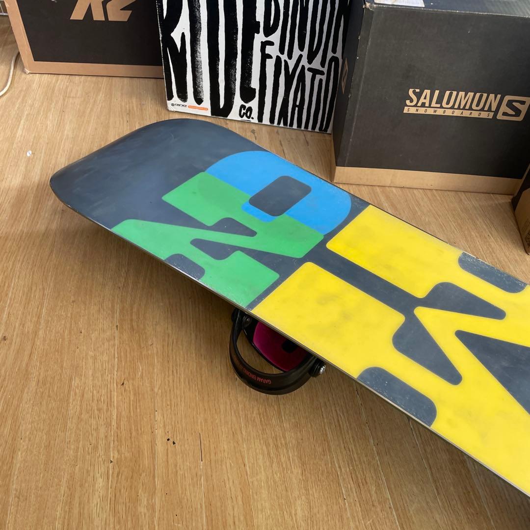 SALOMON×IGNIO　サロモン　バインディング付　スノーボードセット