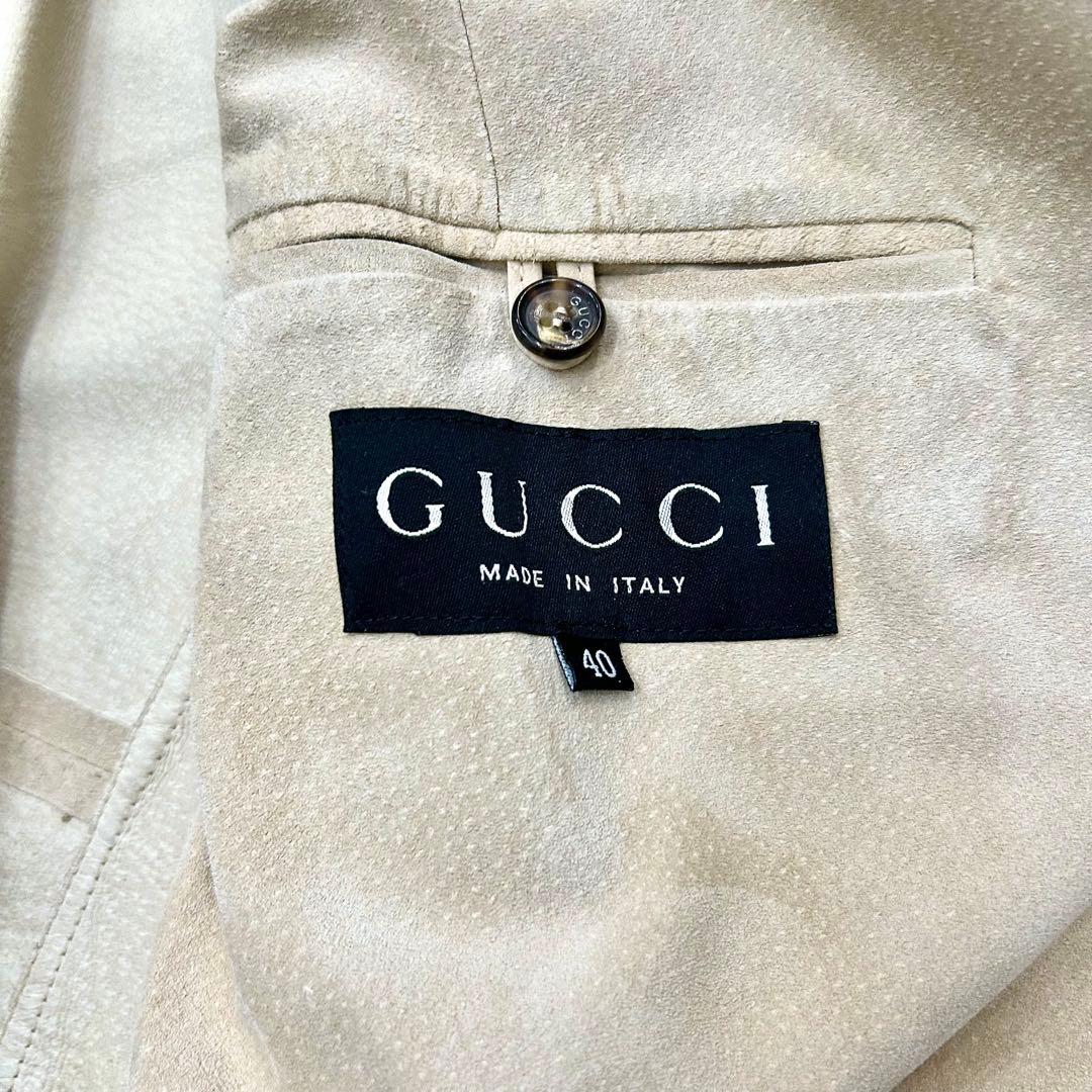97FW GUCCI トムフォード期 スエードラップコート
